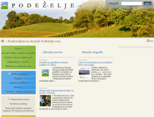 Tablet Screenshot of podezelje.com